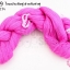 ไหมประดิษฐ์ สำหรับทำพู่ สีชมพู #27 (1ใจ)