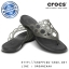 Women's Crocs Adrina Bubbles Flip Flop - Black/Black ของแท้ Outlet ไทยและอเมริกา