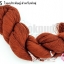 ไหมประดิษฐ์ สำหรับทำพู่ สีน้ำตาลแดง #16 (1ใจ)