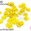 เลื่อมปัก ดอกไม้ สีทองดิสโก้ 12มิล(5กรัม)