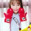 ถุงมือกันหนาว N-PACMA (สีแดง) แบบหนา หุ้มทั้งมือ ไม่มีนิ้ว สำหรับเด็กโตและผู้ใหญ่