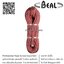 เชือกโรยตัว เชือกขึ้นที่สูง BEAL-INDUSTRIE 11 MM (RED) x 200 M