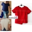 เสื้อแฟชั่น ผ้าฮานาโกะ สีเหลือง แบบสวยเก๋ เนื้อผ้านิ่ม อยู่ทรง ไม่ยับง่าย ใส่สบาย สินค้าคุณภาพ ราคาไม่แพง