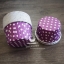 ถ้วยคัพเค้กเบอร์ 5039 (สีม่วงลายจุดขาว)