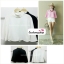 เสื้อแฟชั่นผ้าฮานาโกะ สีขาว แขนยาว คอตั้ง ทรงสวย เนื้อผ้าคุณภาพดี อยู่ทรง ไม่ยับง่าย ใส่สบาย ราคาไม่แพง