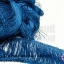 พู่ไหมเทียม เส้นยาว สีน้ำเงิน กว้าง 8 ซม.(1หลา/90ซม)