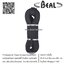 เชือกโรยตัว สีดำ BEAL - INTERVENTION 11 MM x 200M