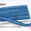 ผ้าแถบ โทนสีน้ำเงิน กว้าง 2 ซ.ม (1หลา/90ซ.ม)
