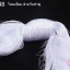 ไหมเทียม สำหรับทำพู่ สีขาว (1ใจ)