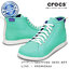 Women's Crocs Lopro Canvas High Top Sneaker - Island green (W7) ของแท้ Outlet ไทยและฮ่องกง