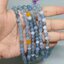 หินอความารีน (Aquamarine) ความหวัง รัก จงรักภักดี 6 มิล (63เม็ด/เส้น) 180฿