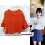 เสื้อแฟชั่น เสื้อทำงาน ผ้าฮานาโกะ สีเขียวพาสเทล คอวี แขนสามส่วน แบบเรียบหรู เนื้อผ้า อยู่ทรง ใส่สบาย ไม่ยับง่าย สินค้าคุณภาพ ราคาไม่แพง
