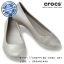 Crocs Gianna Flat - Platinum ของแท้ Outlet ไทยและอเมริกา