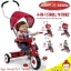 จักรยาน 3 ล้อเข็นได้ Radio Flyer รุ่น 4-IN-1 STROLL N TRIKE (สินค้านำเข้า USA) สำหรับเด็กวัย 9 เดือน-5 ปี เป็นรถจักรยาน 3 ล้อ ยี่ห้อ Radio Flyer