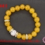 สร้อยข้อมือหินมงคล หินหยกน้ำผึ้ง 10มิล (1เส้น)