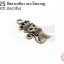 จี้ทองเหลือง แมวใส่มงกุฎ 15X31มิล(1ชิ้น)